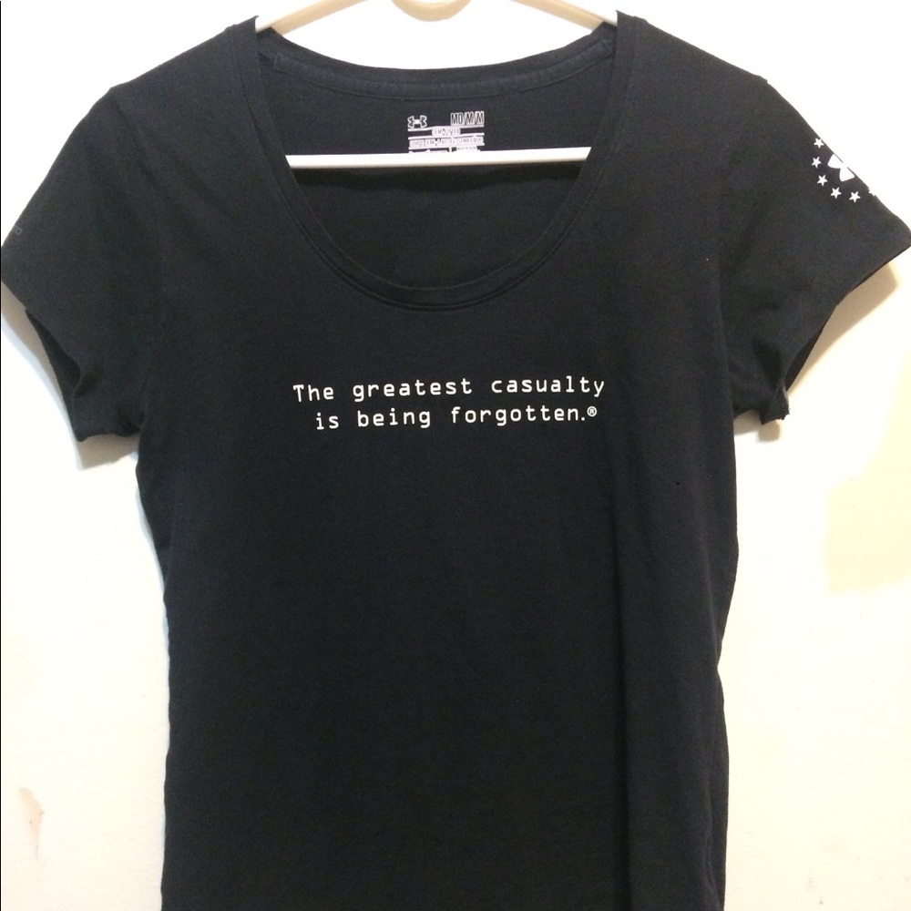 Under Armour Wounded Warrior Project Black Shirt